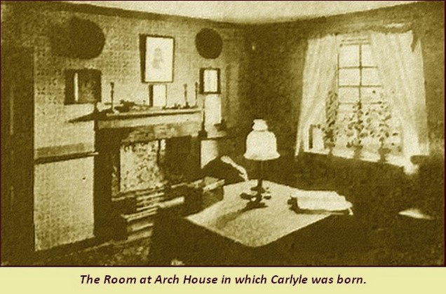 The room in which Carlyle was born