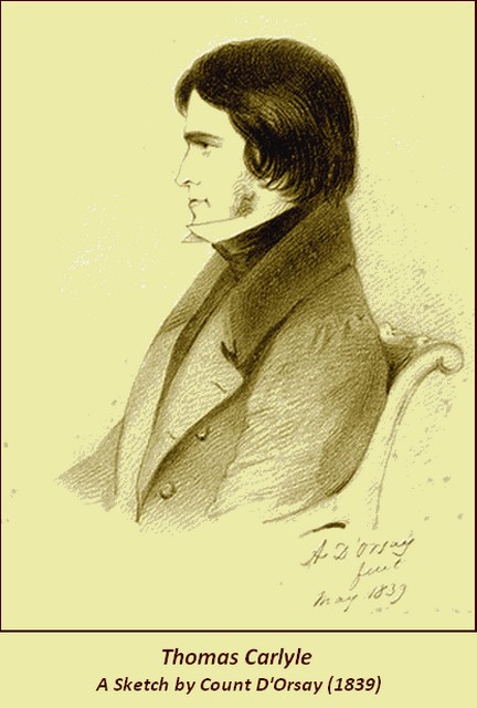 Thomas Carlyle - a Sketch by Count D'Orsay)