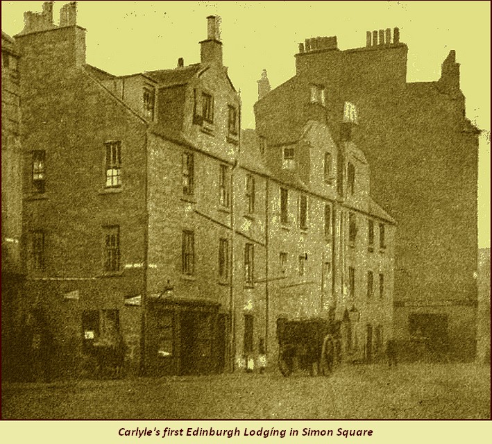 Carlyle's First Edinburgh Lodging in Simon Square
