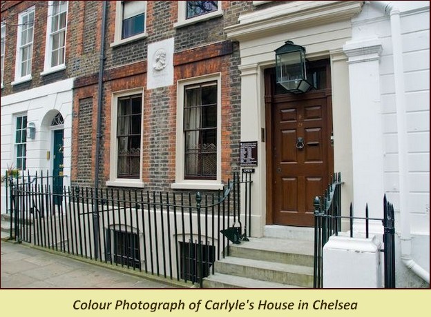 Colour Photograph of Carlyle's House in Chelsea