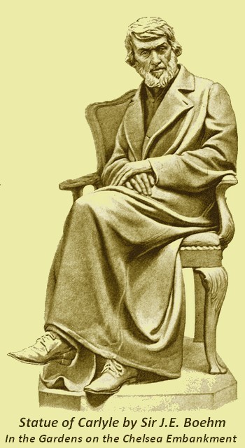 Statue of Carlyle by Sir J. E. Boehm