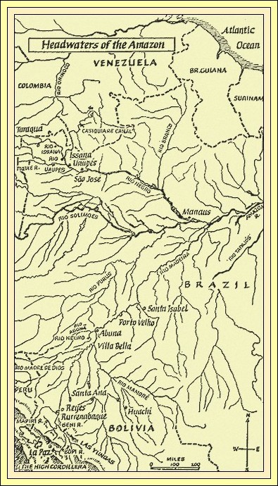 Map—Headwaters of the Amazon