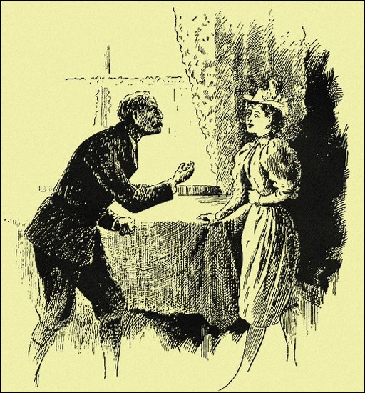 'I have you,' he said. 'You are mine!'