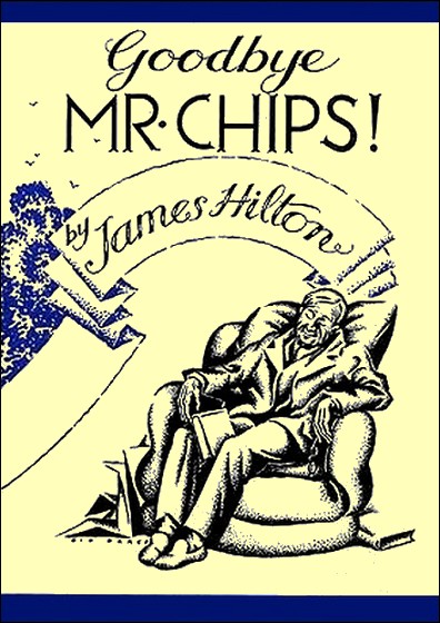 'Goodbye, Mr Chips.' First edition book cover.
