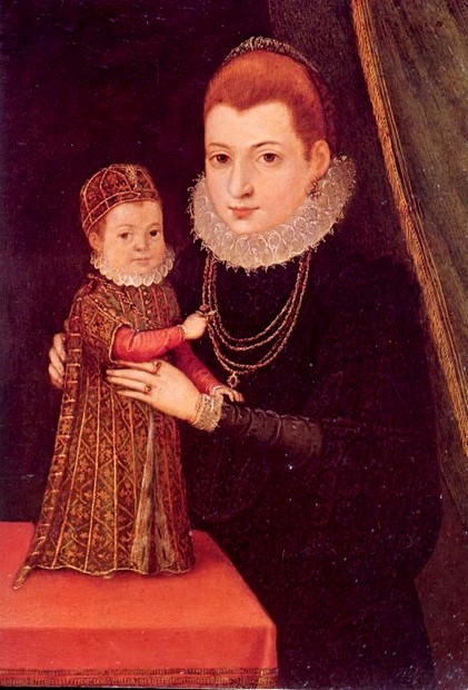 Mary and infant son