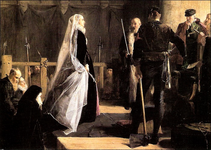 Mary faces her executioner